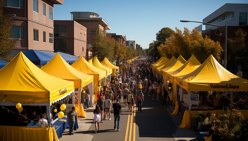 Economie - Comment les tentes publicitaires favorisent l'économie locale lors d'événements