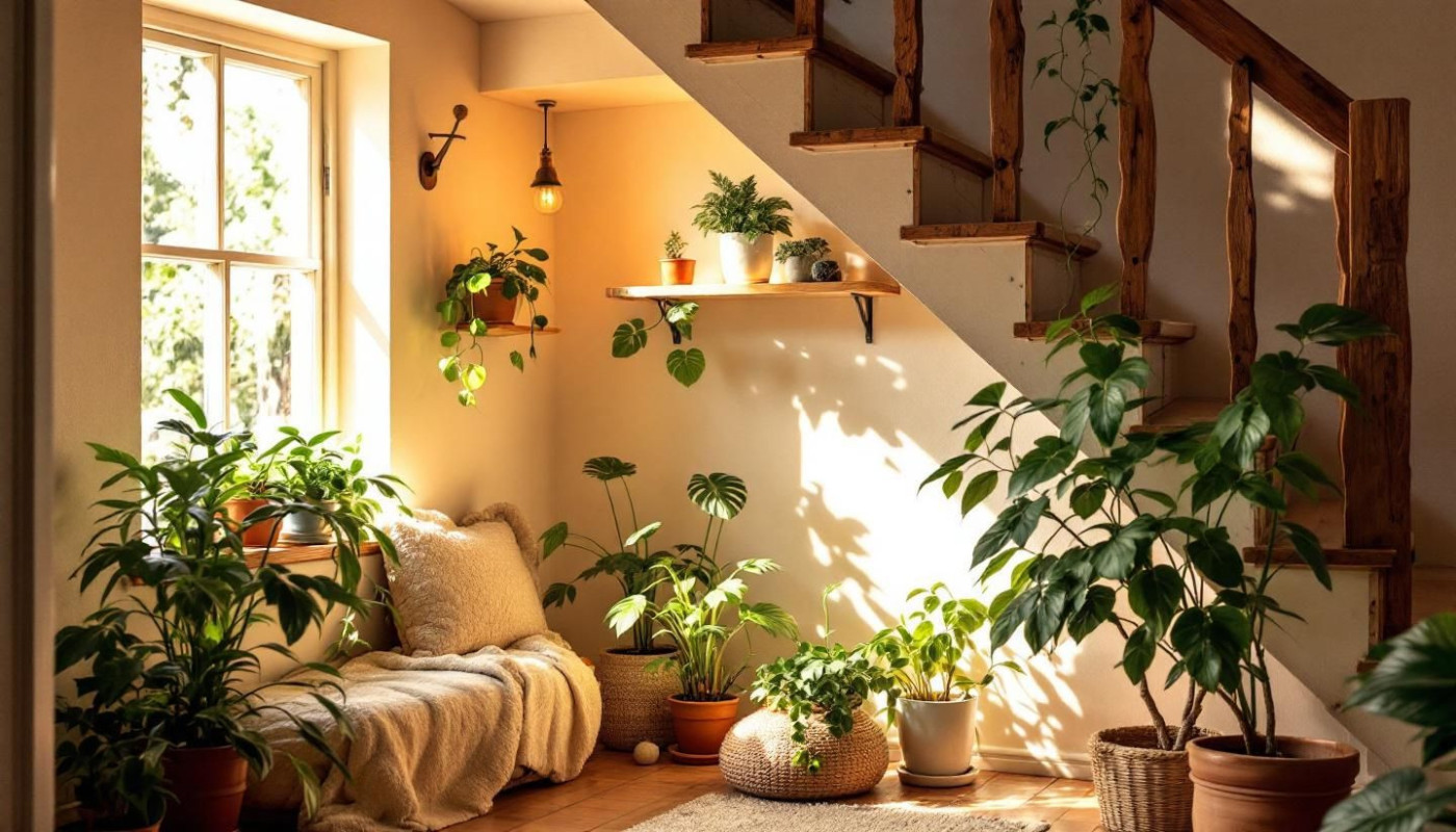 Optimiser l'espace sous l'escalier : idées créatives et pratiques